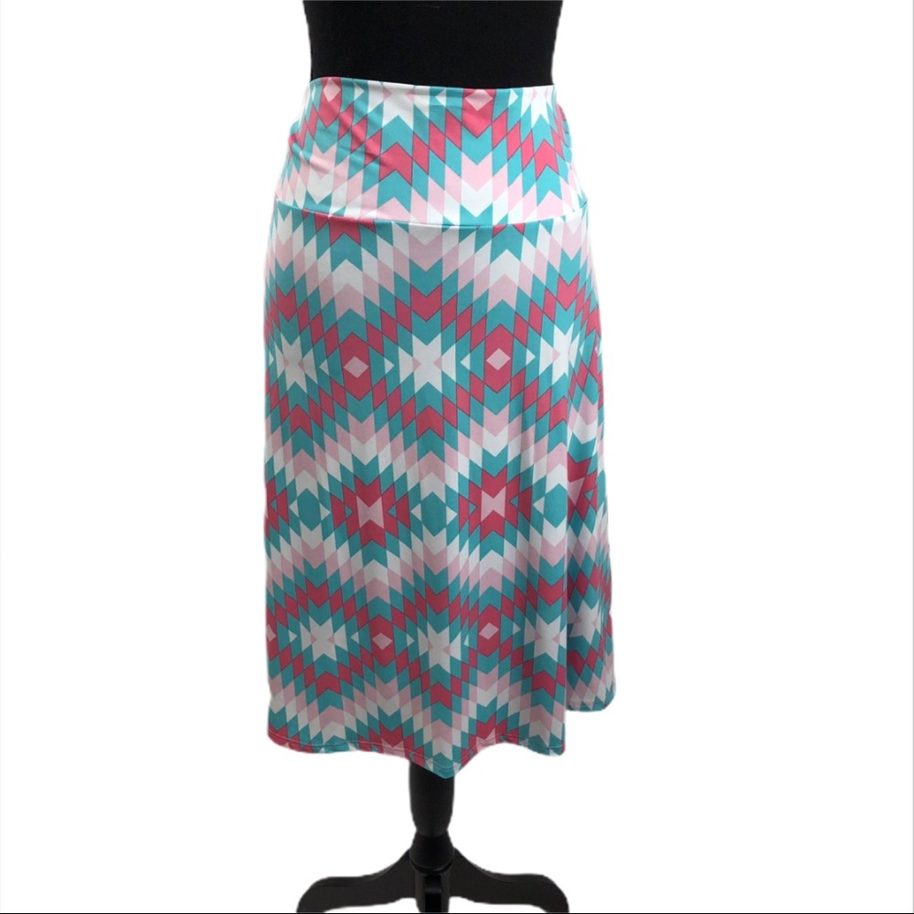 LulaRoe Azure Skirt Pastel Size 2XL
